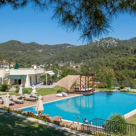 Excellent Home With Shared Pool Surrounded By Nature In Marmaris Villa